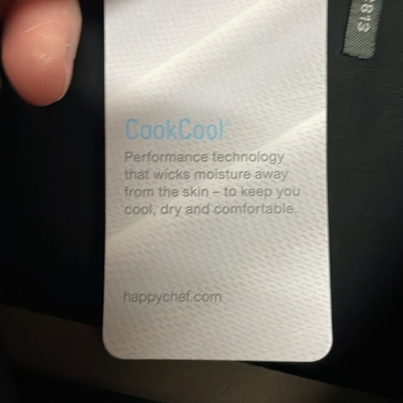 Happy Chef size 3X black short sleeve snap down chef shirt - Picture 7 of 10